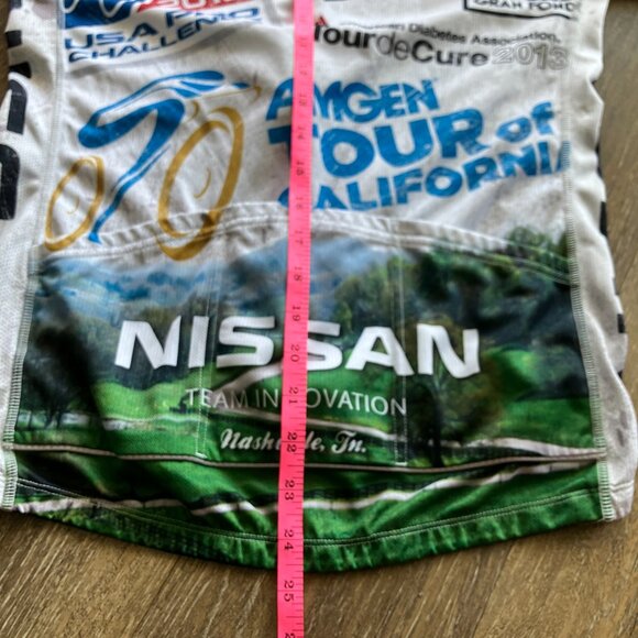 Pearl Izumi Amgen Tour Size S White Cycling Jersey - Picture 7 of 7